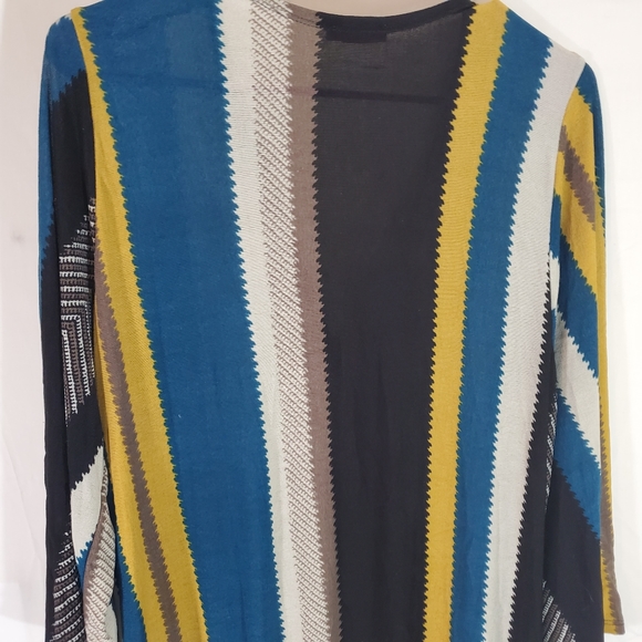 Orange Caramel Open Front Cardigan Size Medium - Picture 6 of 6